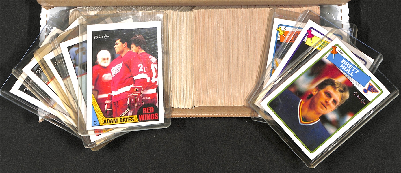 Lot of (2) O-Pee-Chee Hockey Complete Sets of 264 Cards - 1987-88 & 1988-89